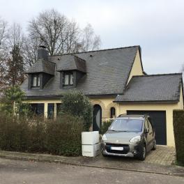 surélévation sur garage thorigné fouillard - avant travaux